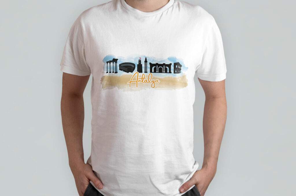 Antalya Temalı T-shirt
